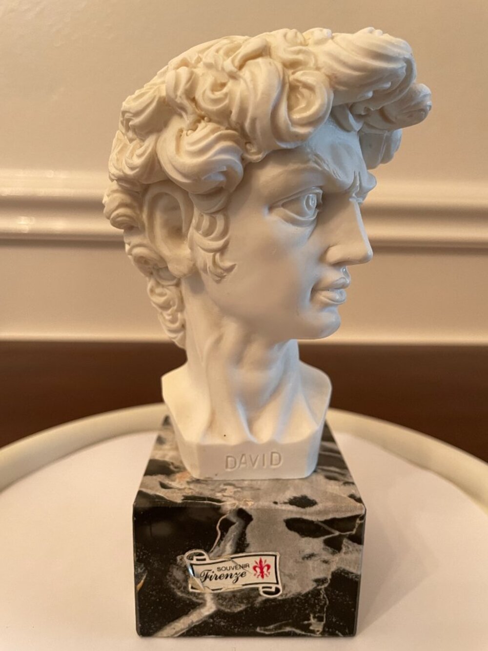 Vintage Bust of David Statue from Florence, ITALY (Firenze)